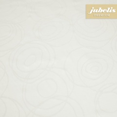 Textiler Luxus-Tischbelag Lana cremewei III 290 cm x 140 cm