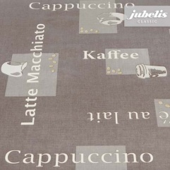 Wachstuch Cappuccino braun H 100 cm x 140 cm