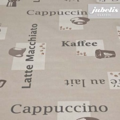 Wachstuch Cappuccino karamel H 180 cm x 140 cm