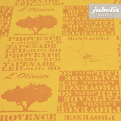 Wachstuch Provence orange H 160 cm x 140 cm Bauerntisch