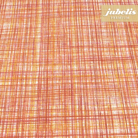Baumwolle beschichtet strukturiert Justus orange III 240 cm x 140 cm fr Biertische (auf Wunsch geteilt = 2 Decken)